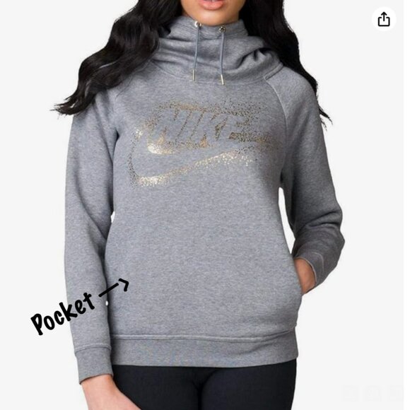 NWOT ⭐️ Nike Rally Metalic Sweatshirt - Picture 3 of 14